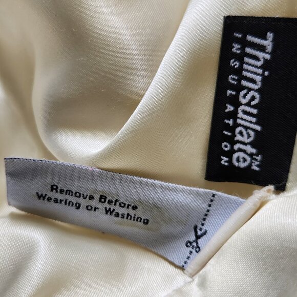 J. Crew Wool ivory/cream double breasted pea coat Sz XS pockets - Picture 11 of 11